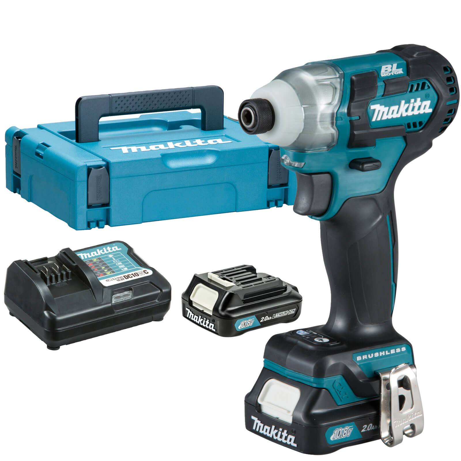 Makita TD111D 12v Max CXT Cordless Brushless Impact Driver 2 x 2ah Li-ion Charger Case | Compare The Build