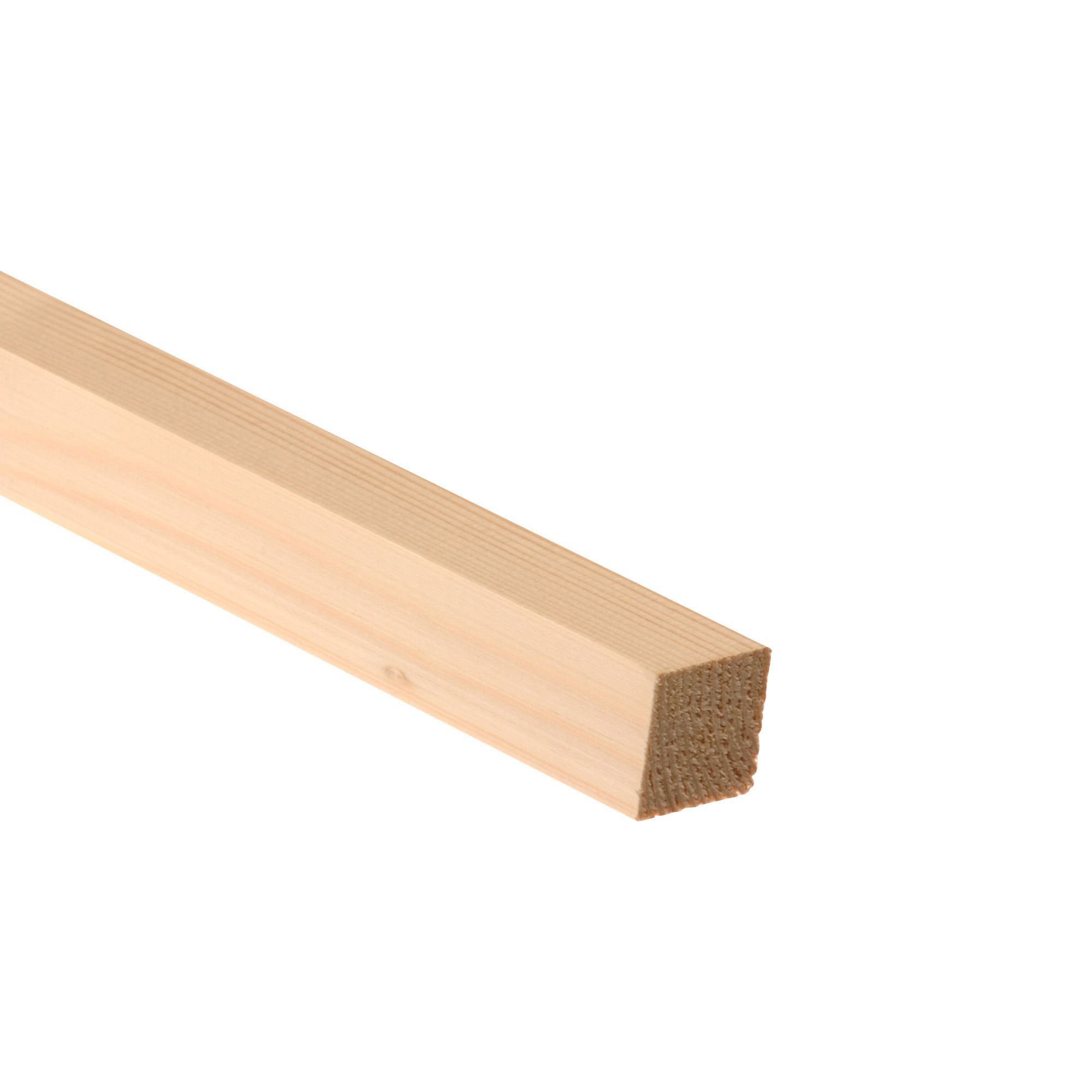 Smooth Planed Square edge Spruce Timber (L)2.4m (W)34mm (T)34mm, Pack of 12 Price Comparisons | Compare The Build