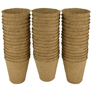 8cm Pack Of 12 Fibre Pots Price Comparisons | Compare The Build