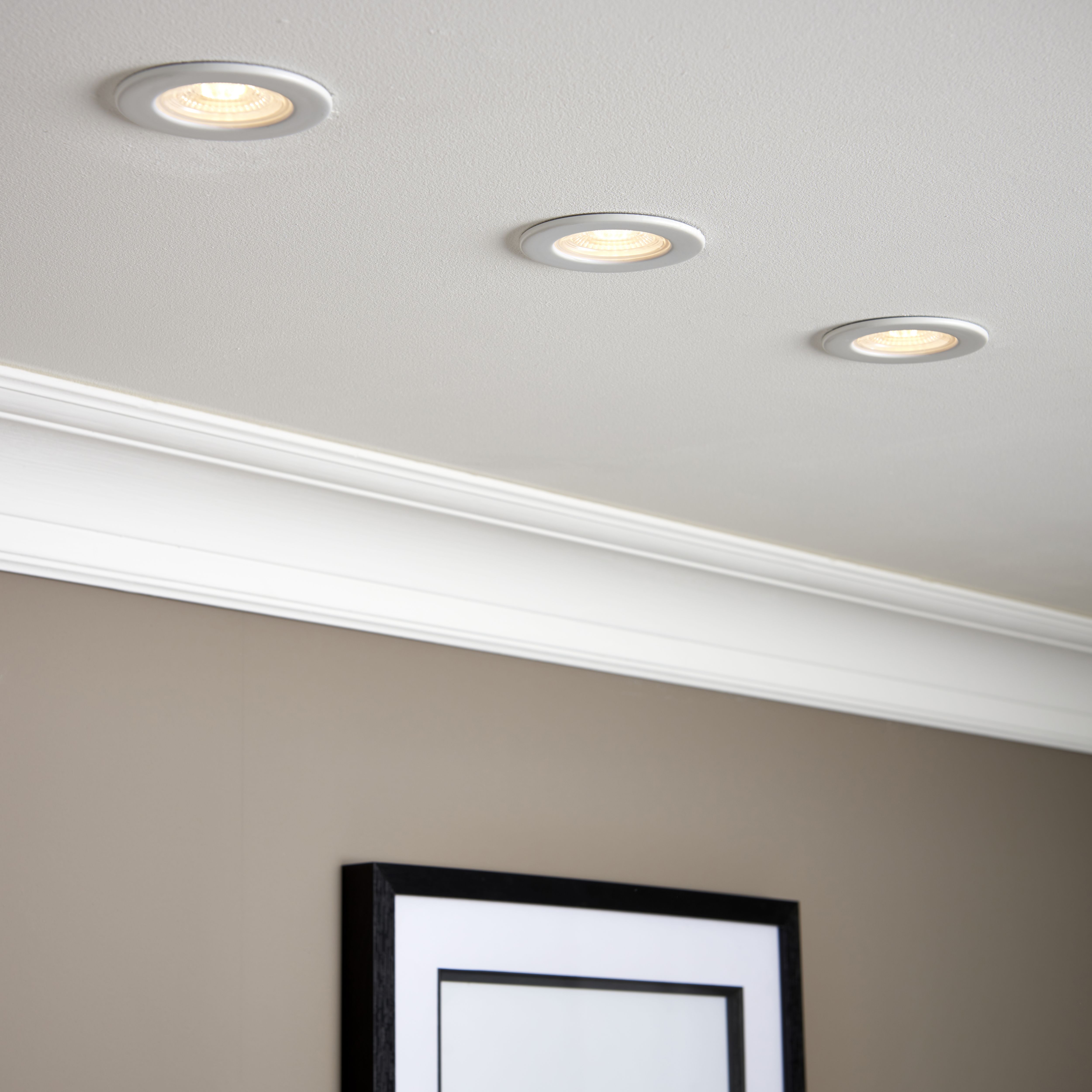 Guardeco White Non-Adjustable Led Warm White Downlight 6W Ip65, Pack Of 10 Price Comparisons | Compare The Build