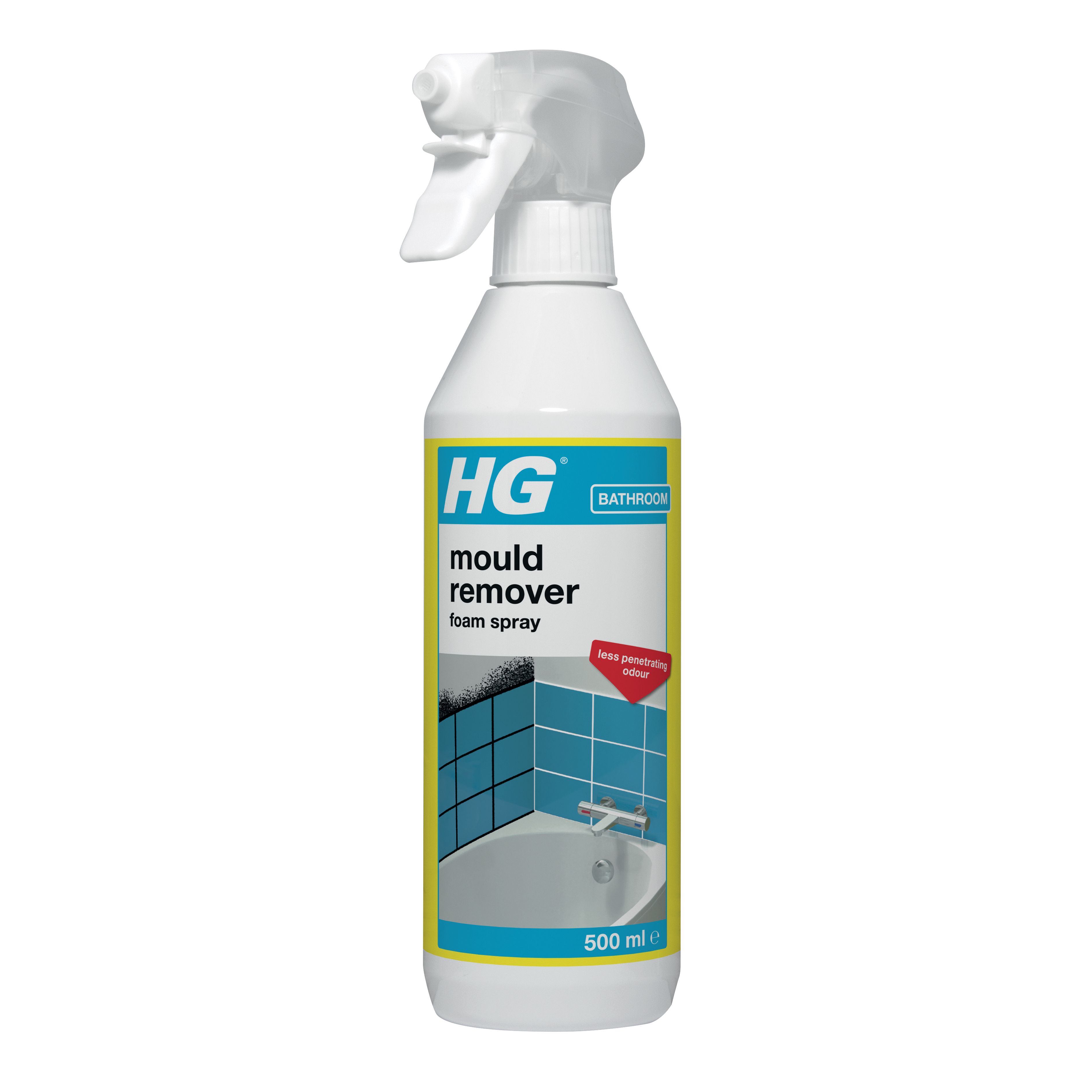 Hg Bathroom Foam Mould Remover, 0.5L Trigger Spray Bottle Price Comparisons | Compare The Build