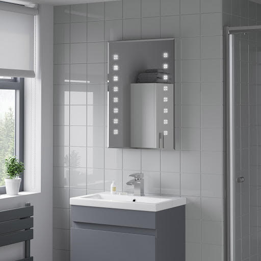 Artis Altum LED Bathroom Mirror with Demister Pad 700 x 500mm - Mains Power | Compare The Build