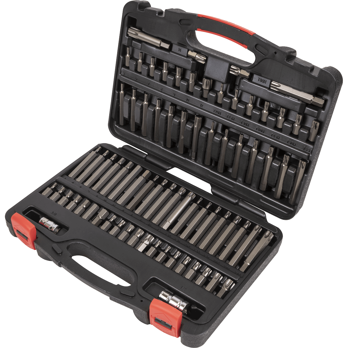 Sealey 74 Piece Security Torx, Hex, Ribe and Spline Socket Bit Set Combination Price Comparisons | Compare The Build