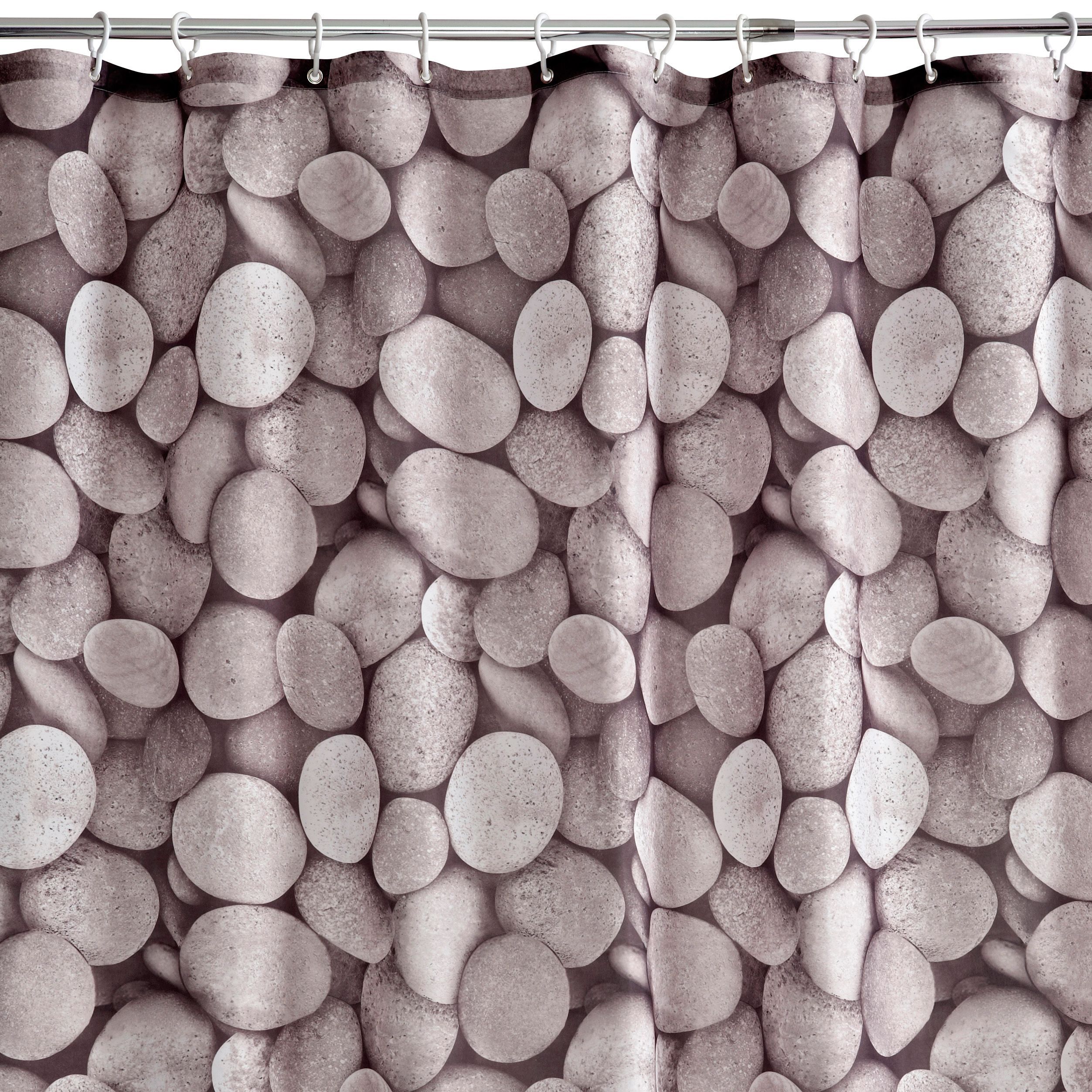 Cooke & Lewis Pebbles Shower Curtain (L)1800 mm Price Comparisons | Compare The Build