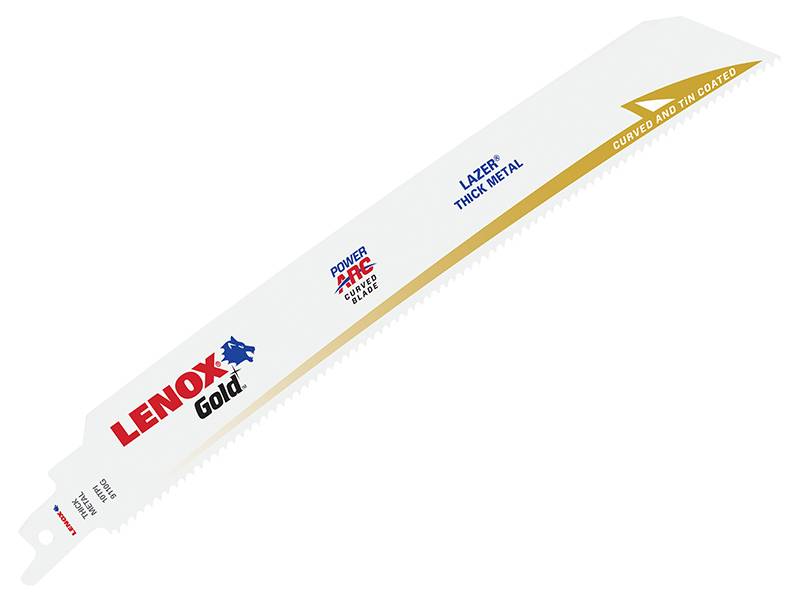LENOX LEN9110GR 9110GR Gold® Extreme Reciprocating Saw Blades 229mm 10 TPI (Pack 5) Price Comparisons | Compare The Build
