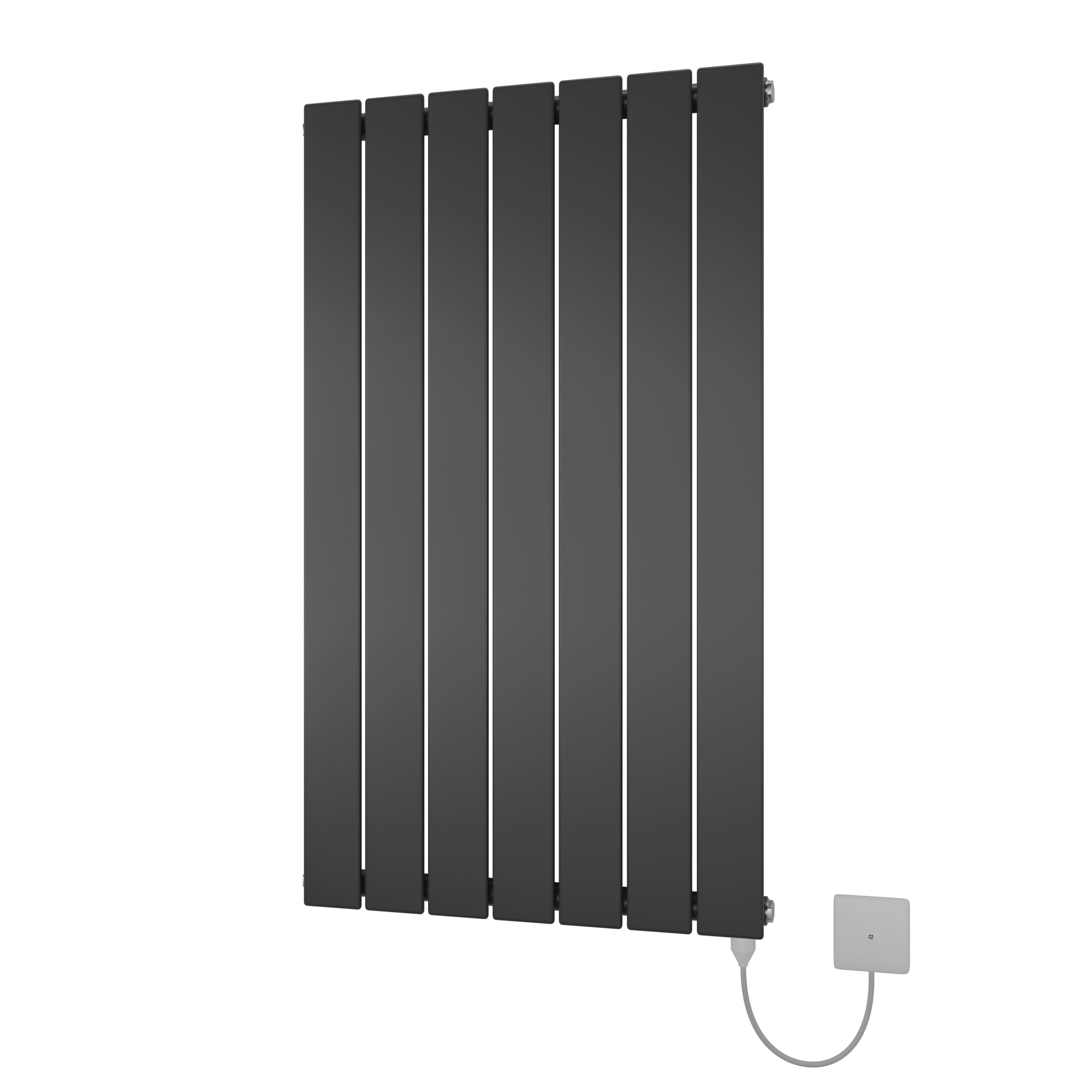 Ximax Vertirad Satin Anthracite Vertical Electric Designer Radiator, (W)520mm X (H)900mm Price Comparisons | Compare The Build