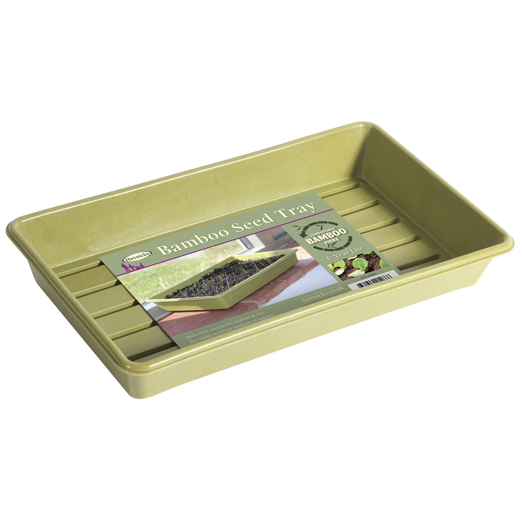 Haxnicks Sage Green Seed Tray (L)37Cm Price Comparisons | Compare The Build