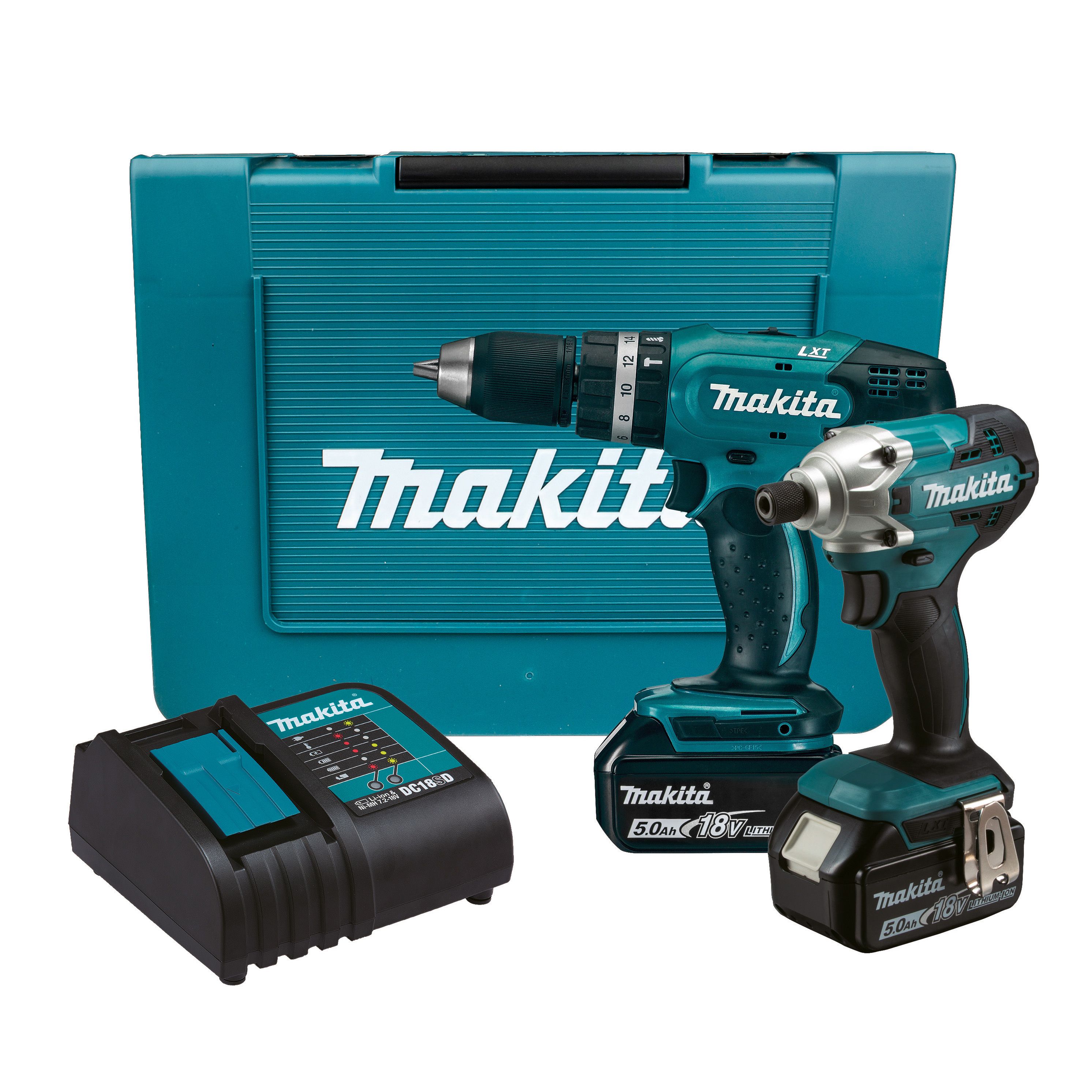 Makita LXT 18V 5.0Ah Li-ion LXT Cordless Combi drill & impact driver DLX2336ST Price Comparisons | Compare The Build