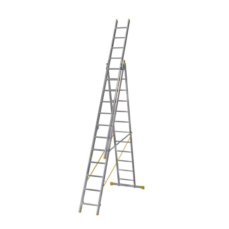 Werner 3.53m Triple Box Extension Plus Ladder x 4 - BS EN131 7253518 Price Comparisons | Compare The Build