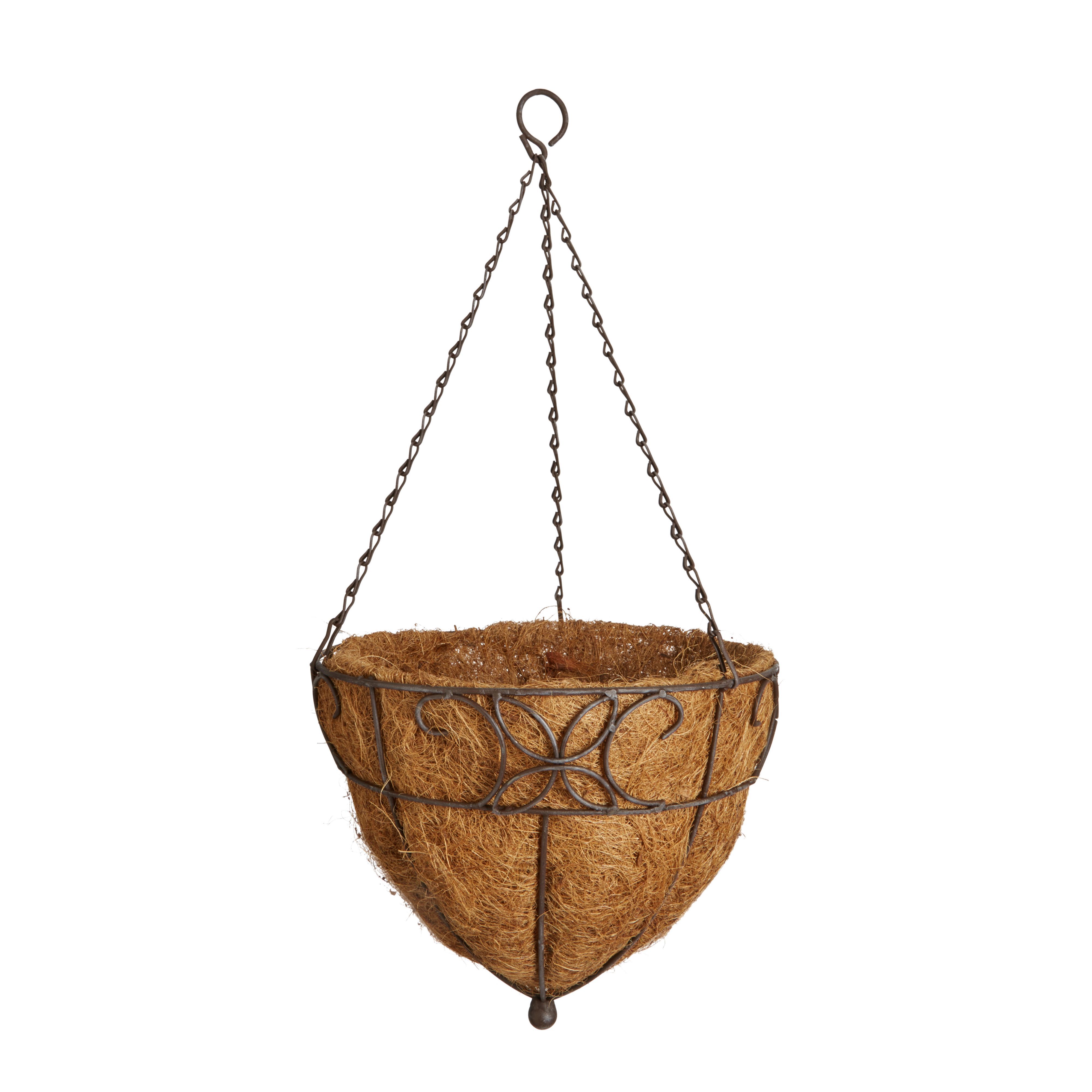 Gardman Distressed Coco Liner & Metal Frame Hanging Basket, 30.48Cm Price Comparisons | Compare The Build