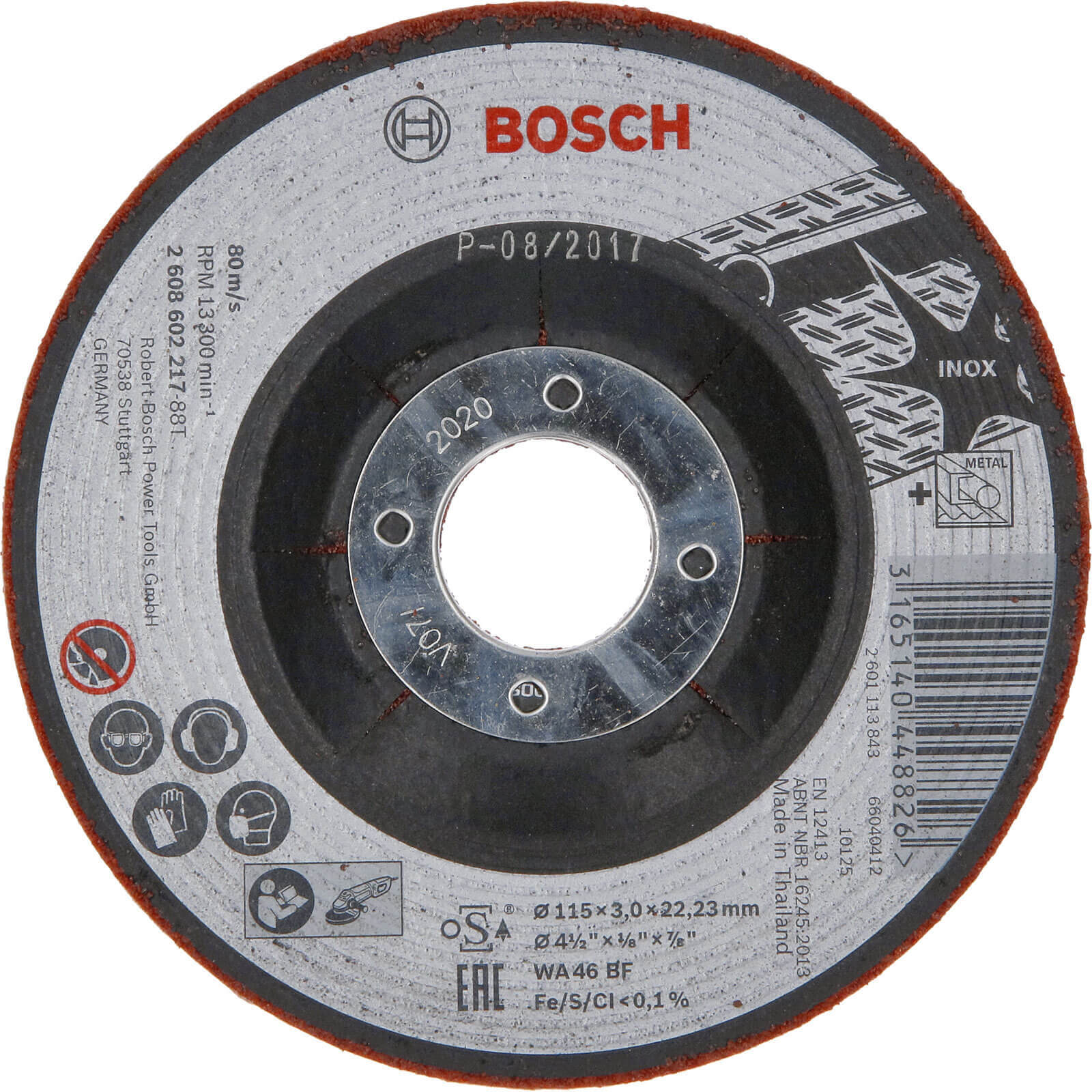 Bosch WA46 BF Semi Flex Metal Grinding Disc 115mm | Compare The Build