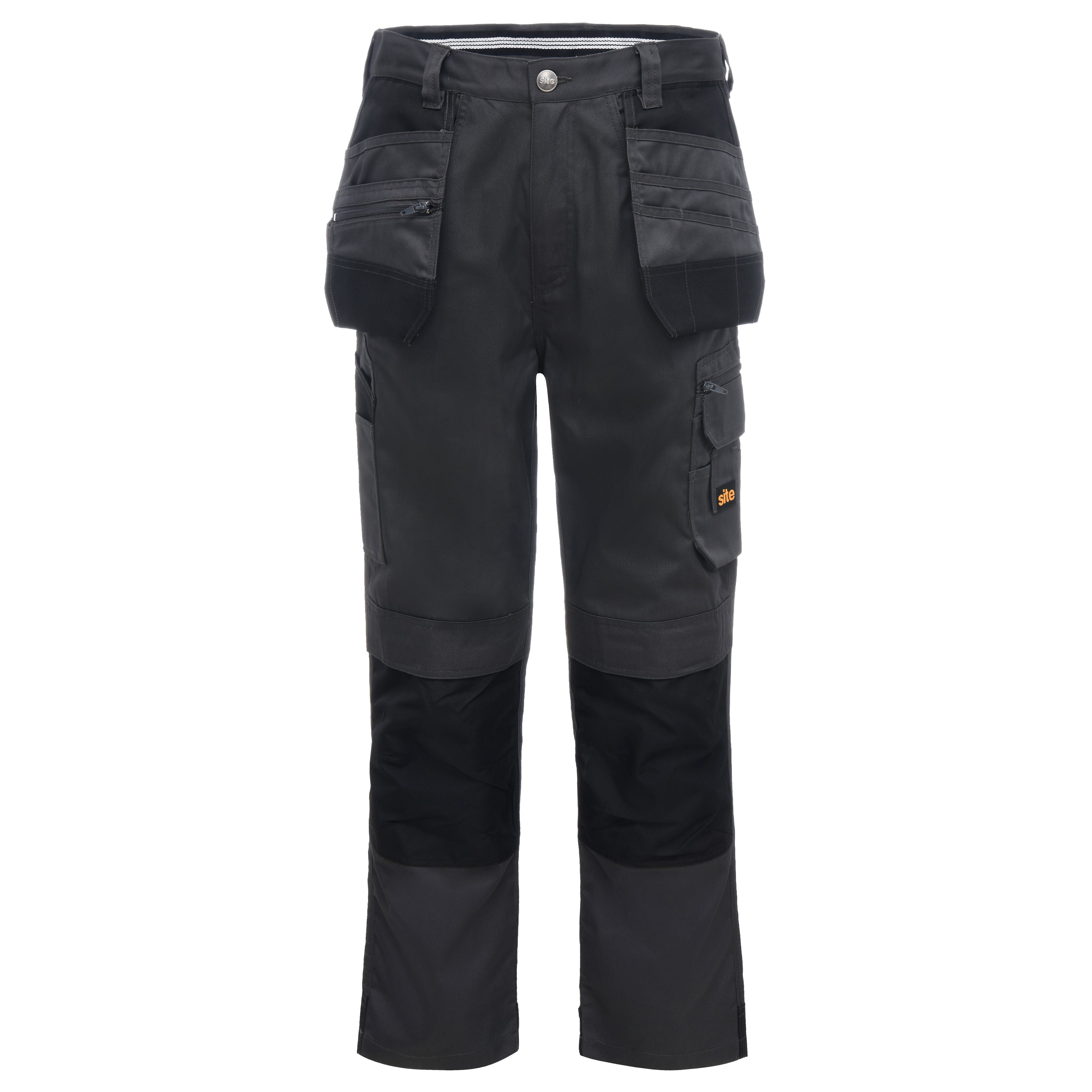 Site Jackal Black & Grey Men's Trousers, W34" L32" Price Comparisons | Compare The Build