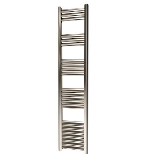 Towelrads Eton Heated Towel Rail - Brushed Aluminium 1400 x 300mm Price Comparisons | Compare The Build