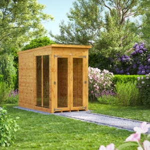 Power Sheds 4 x 8ft Pent Shiplap Dip Treated Summerhouse Price Comparisons | Compare The Build