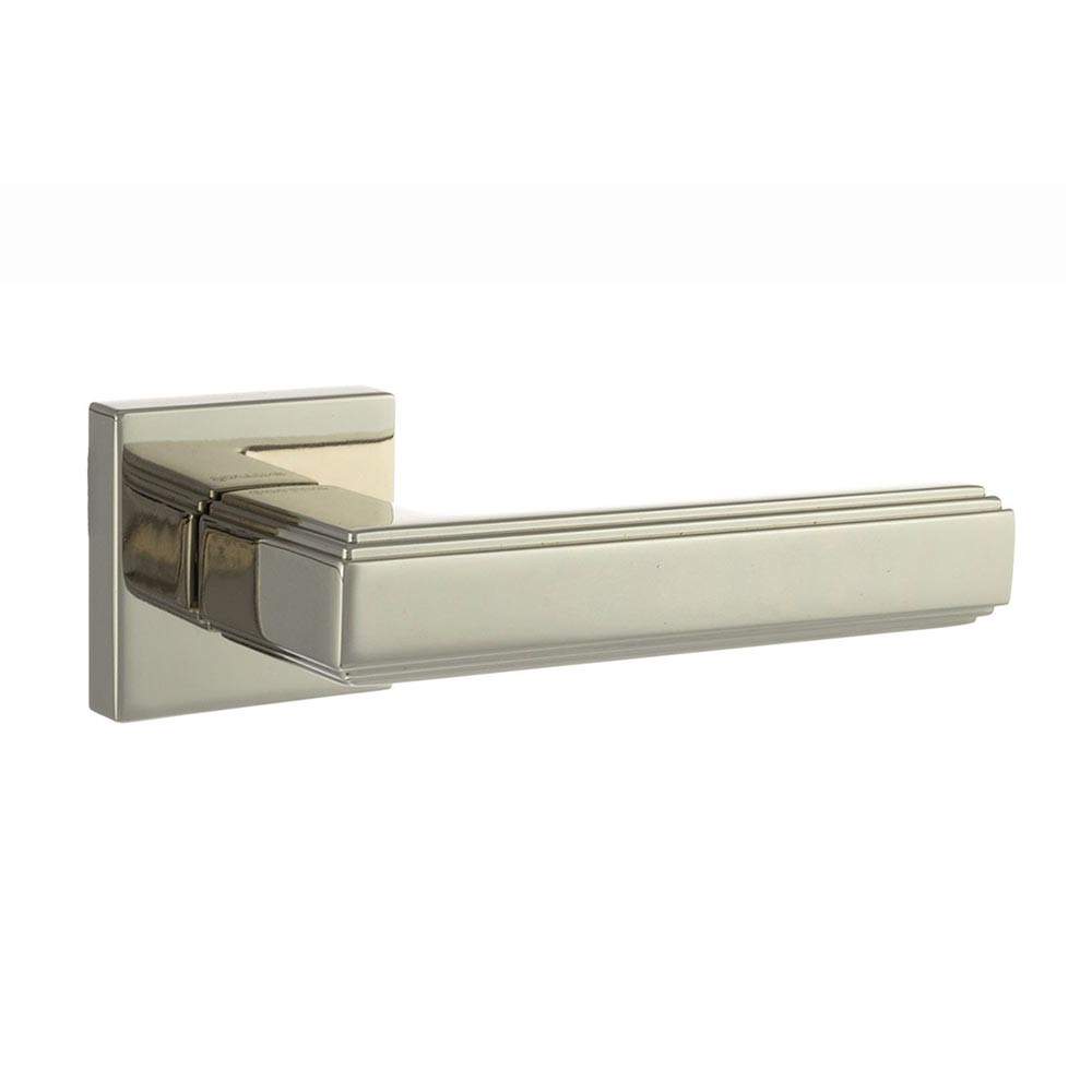 Atlantic Forme Alila Designer Lever on Minimal Square Rose - Polished Nickel Atlantic UK FMS293PN | Compare The Build