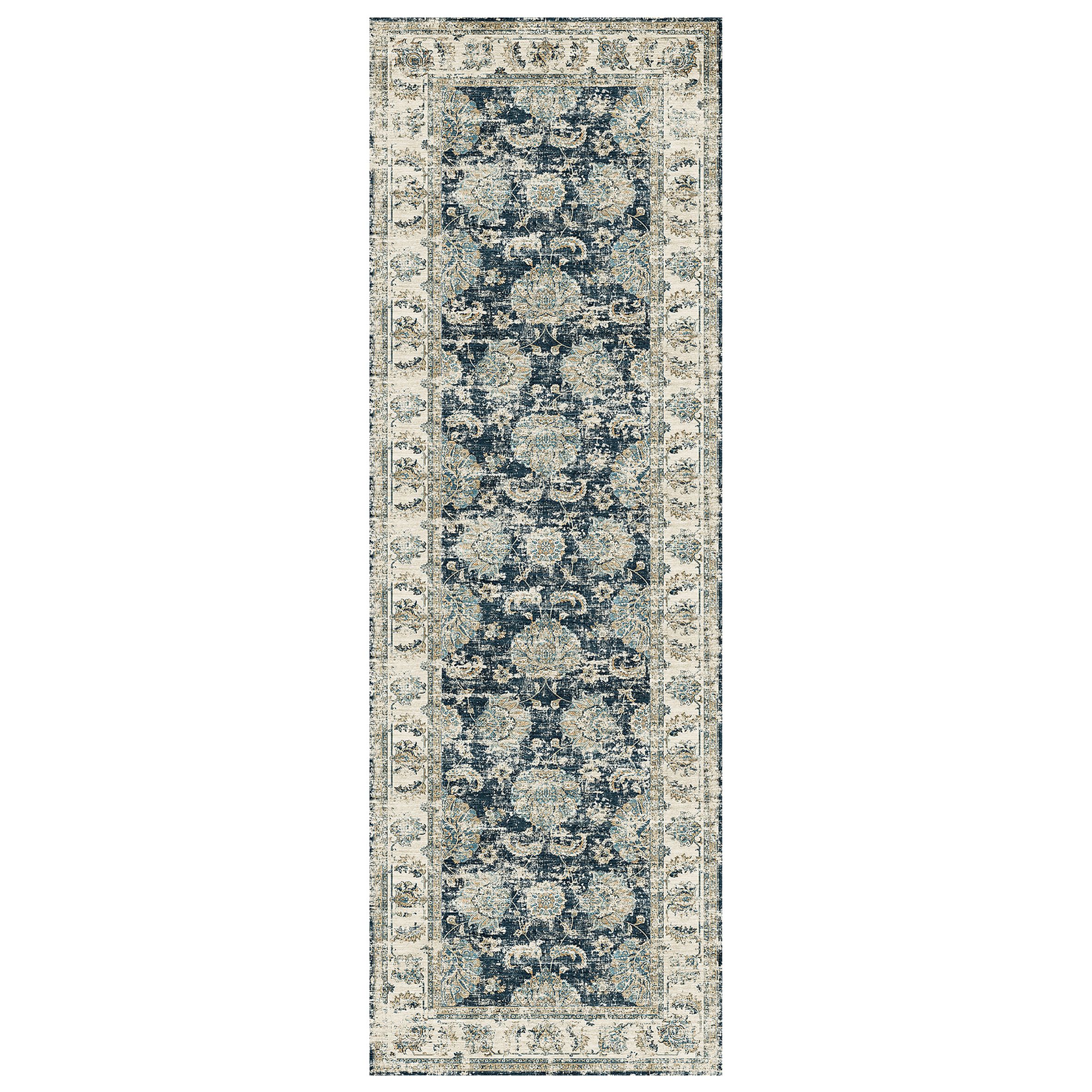 Silk Road Perla Blue Runner 180Cmx60Cm Price Comparisons | Compare The Build