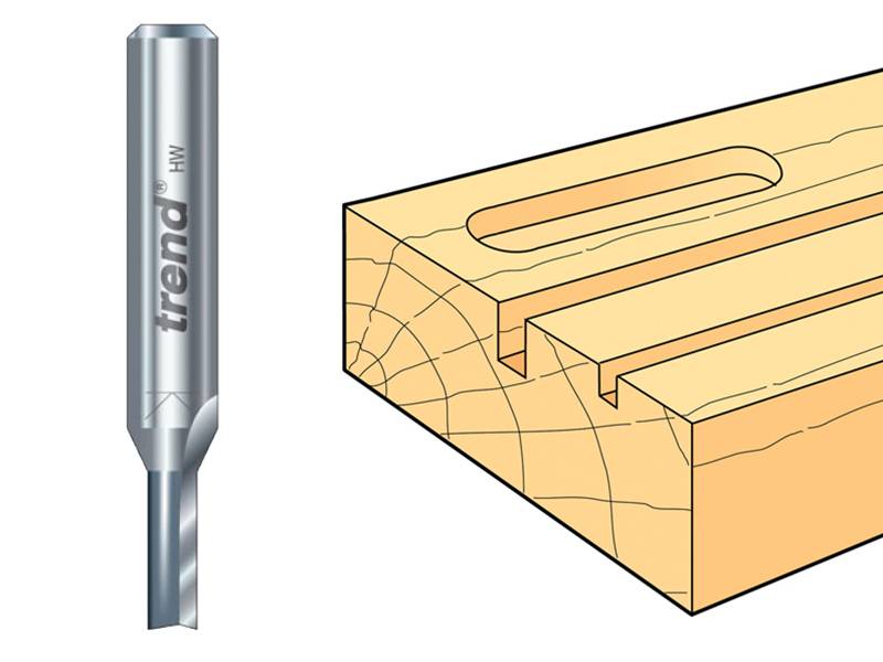 Trend TRE383D12TC 3/83D x 1/2 TCT Two Flute Workshop Cutter 12.7 x 50mm Price Comparisons | Compare The Build