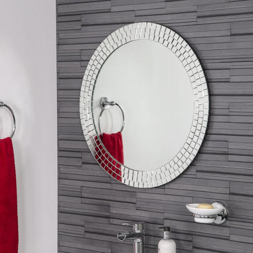 Croydex Hang N Lock Meadley Bathroom Mirror 600x600mm | Compare The Build