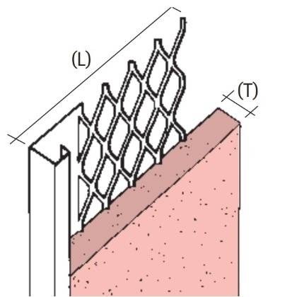 Plaster Stop Bead - 3000mm x 13mm (50 Pack) Price Comparisons | Compare The Build