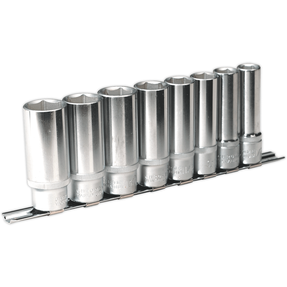 Sealey 8 Piece 1/2" Drive Deep Hexagon WallDrive Socket Set Imperial 1/2" Price Comparisons | Compare The Build