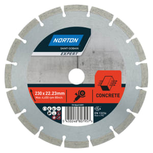 Norton Expert Diamond Concrete Cutting Blade - 230 x 22.23mm Price Comparisons | Compare The Build