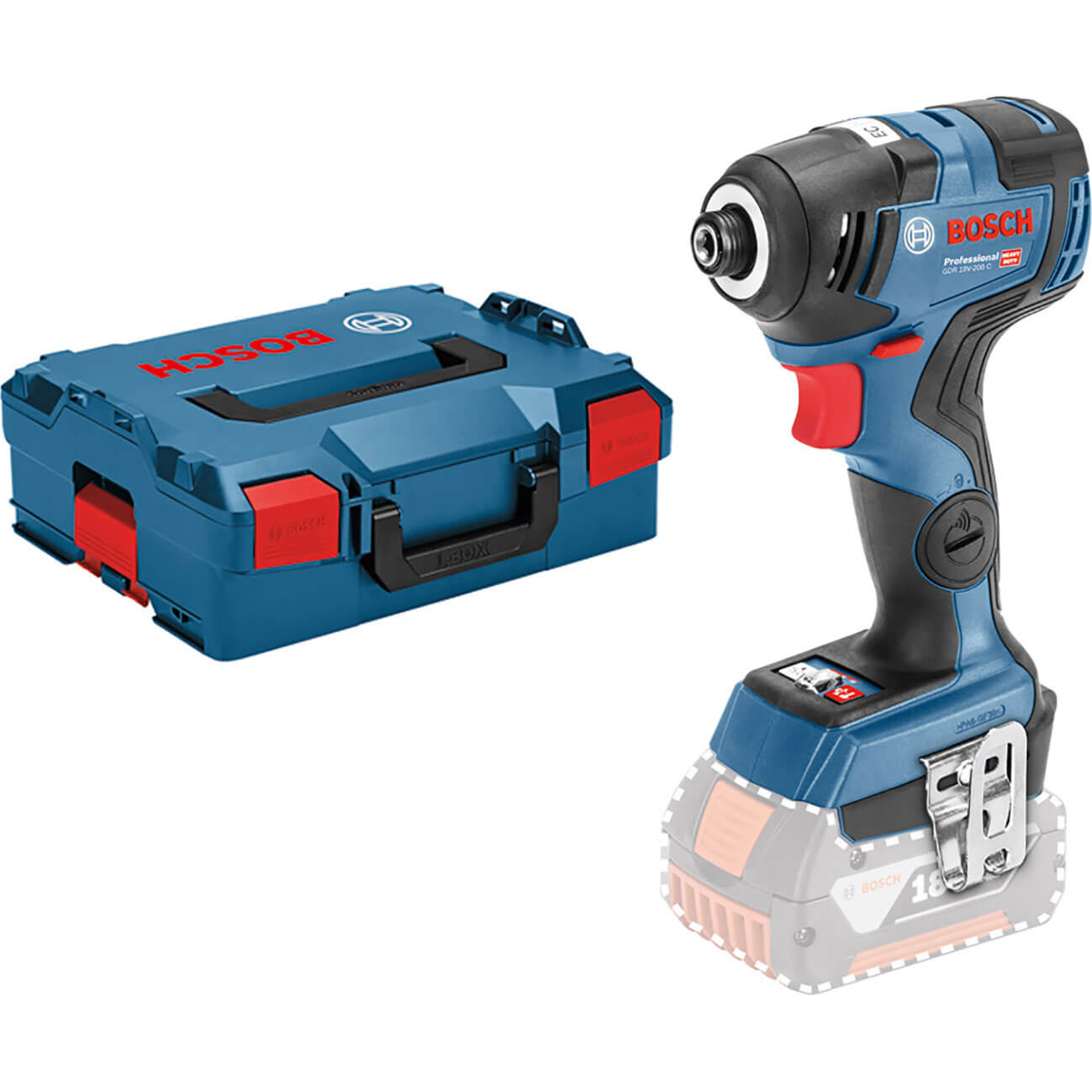 Bosch GDR 18 V-200C 18V Cordless Impact Driver No Batteries No Charger Case Price Comparisons | Compare The Build