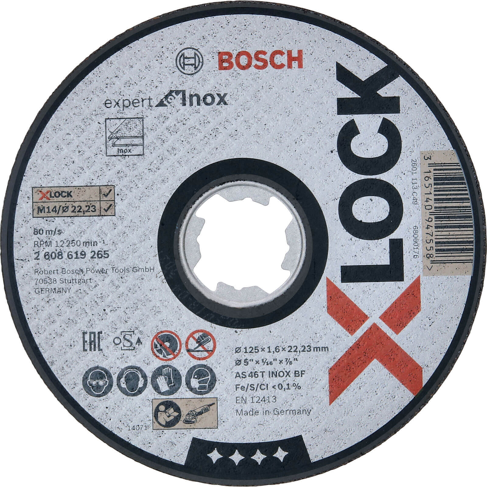 Bosch Expert X Lock Inox Cutting Disc 125mm 1.6mm 22mm Price Comparisons | Compare The Build