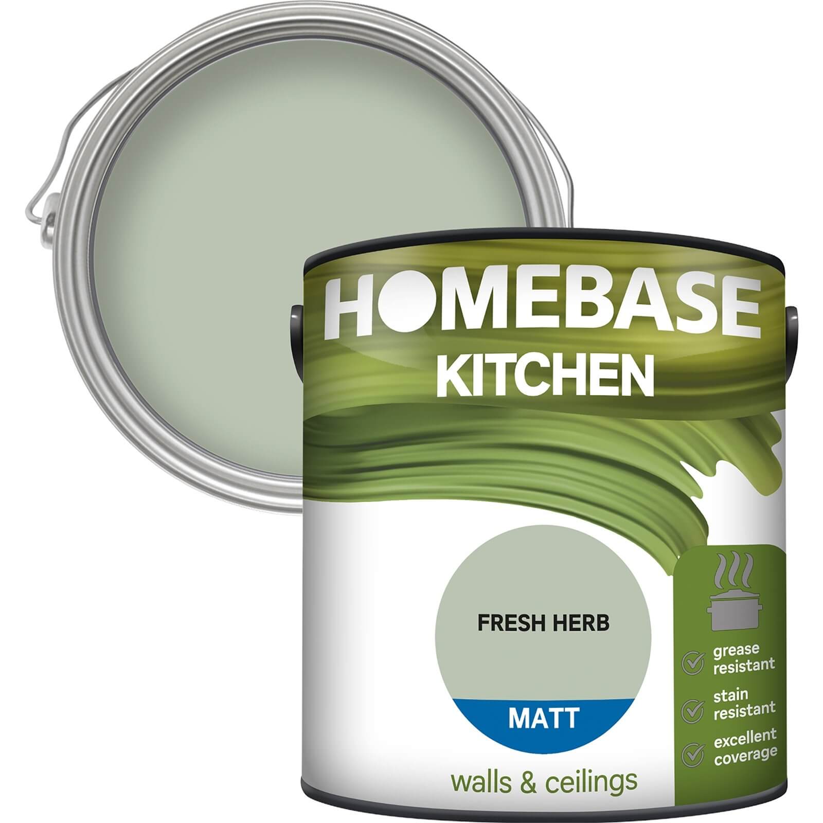 Homebase Kitchen Matt Paint - Fresh Herb 2.5L | Compare The Build