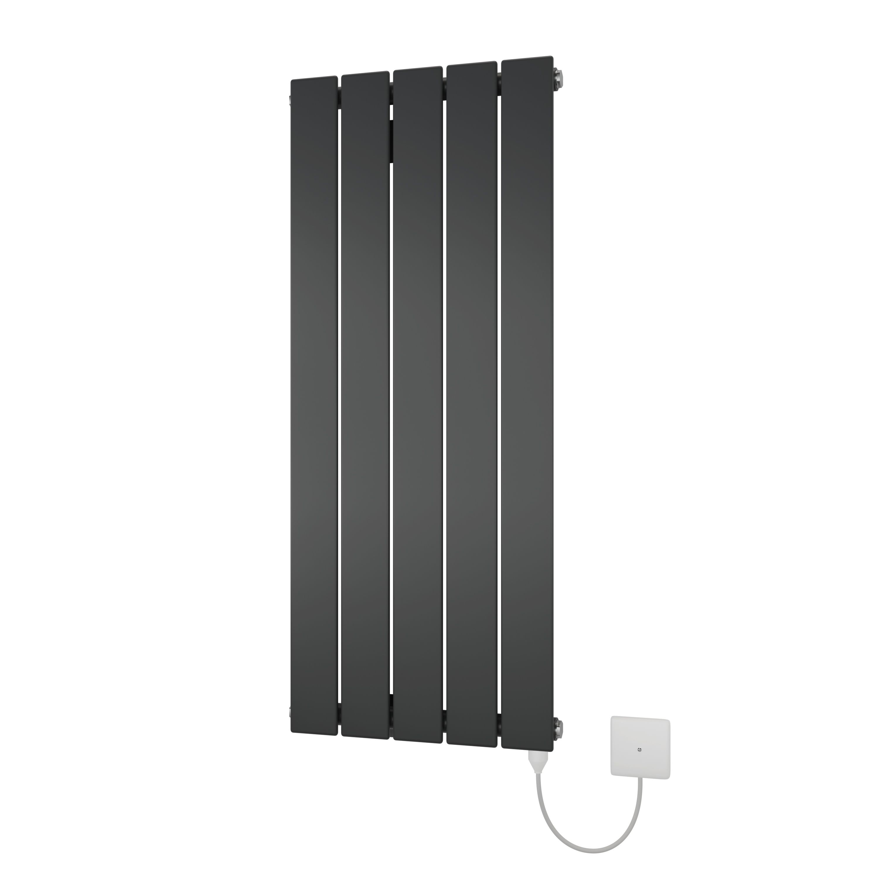 Ximax Vertirad Satin Anthracite Vertical Electric Designer Radiator, (W)370mm X (H)900mm Price Comparisons | Compare The Build