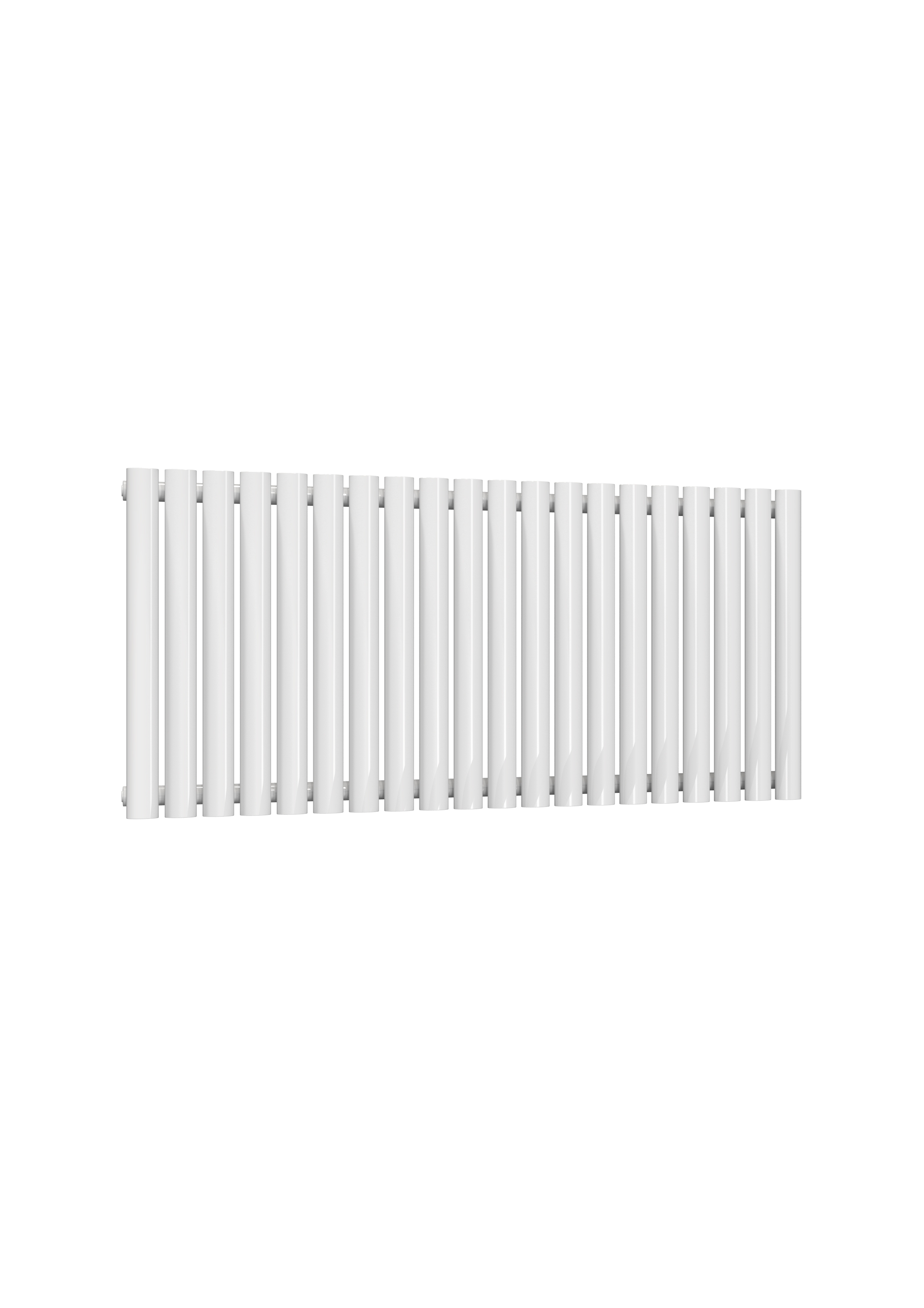 Reina Neval Horizontal Aluminium Designer Radiator, White, 600mm x 1171mm | Compare The Build