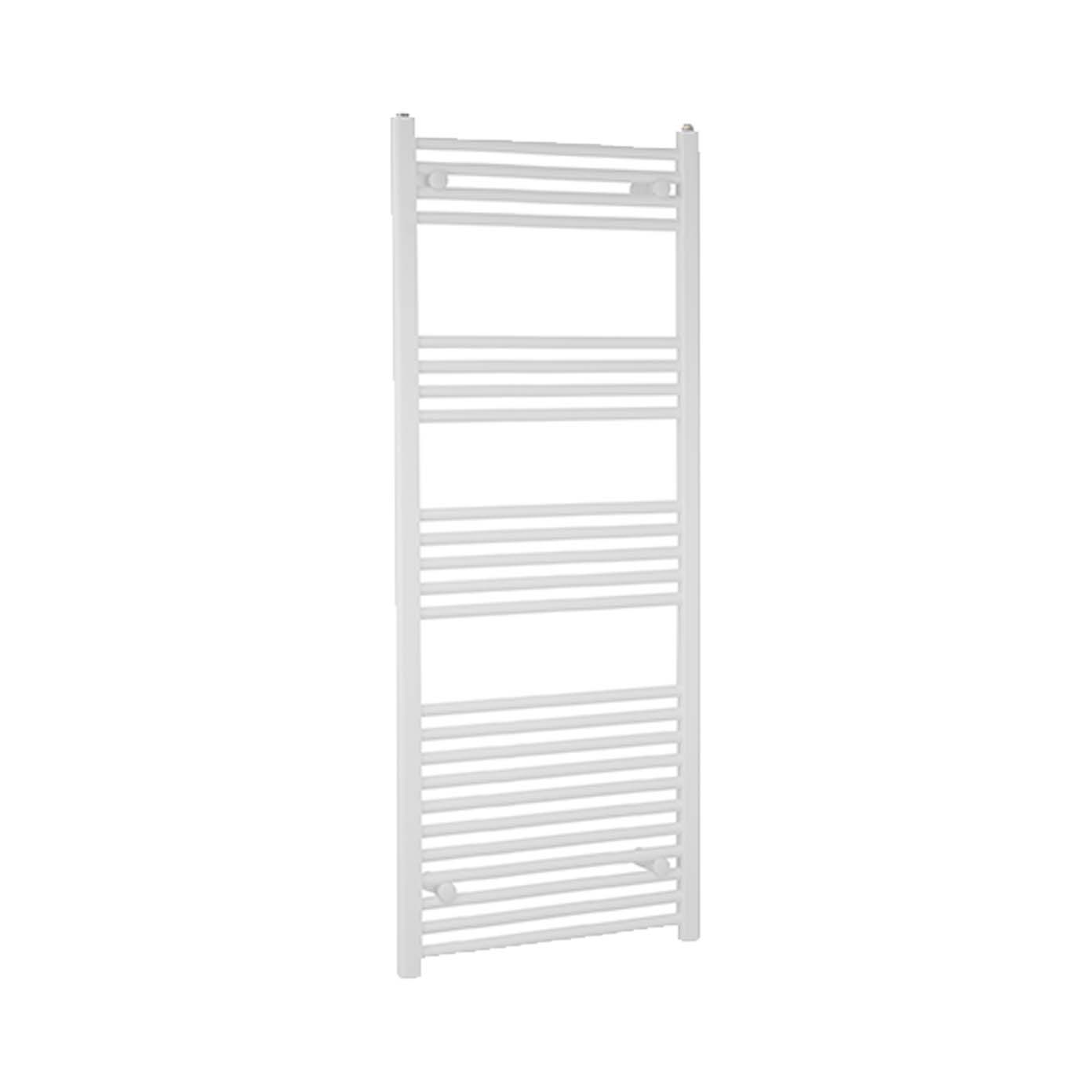 Towelrads Independent Ladder Rail - 22mm, White Straight, 1400x600mm Price Comparisons | Compare The Build