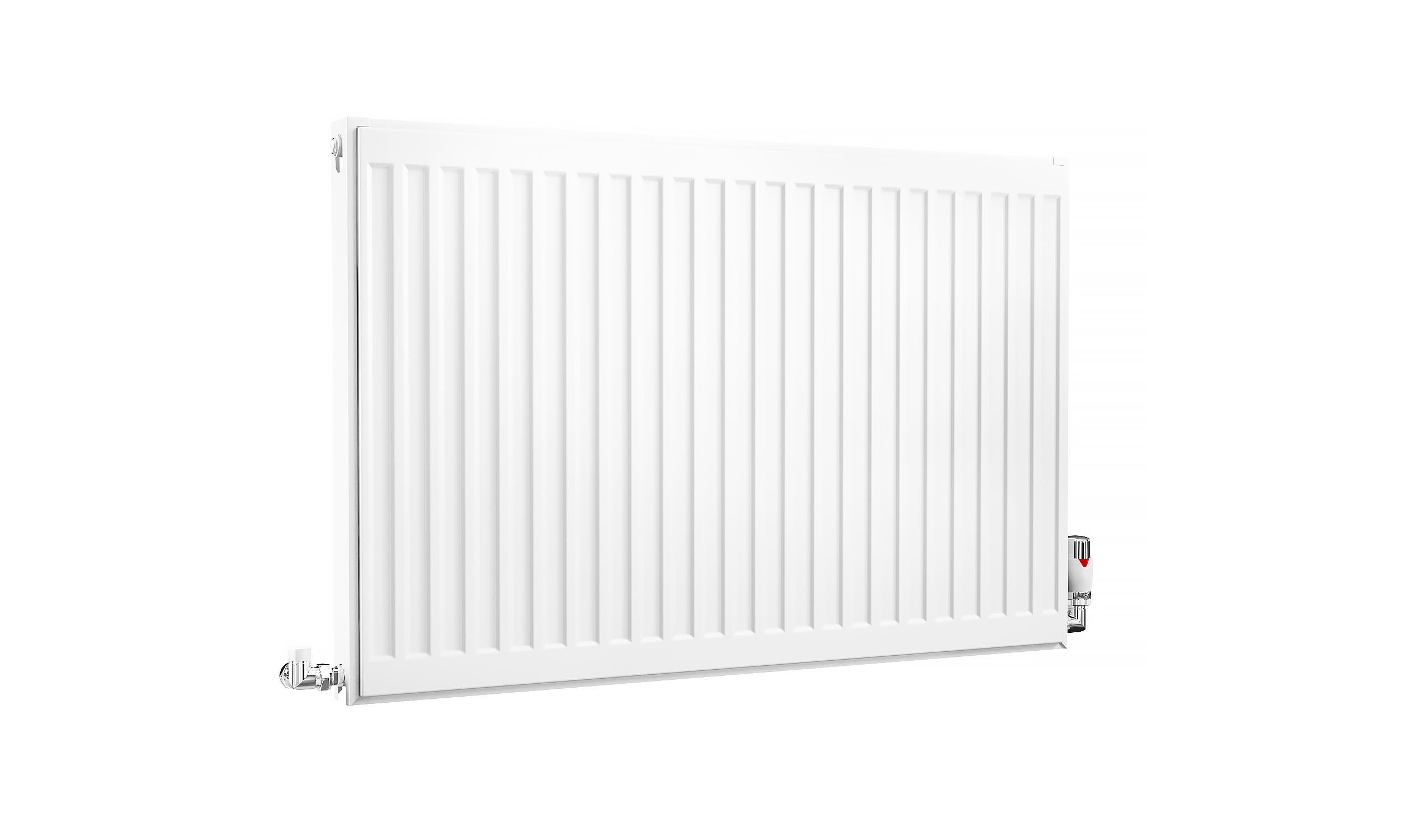 Kartell K-Rad Compact Horizontal Radiator, White, 600mm x 900mm - Double Panel, Single Convector Price Comparisons | Compare The Build