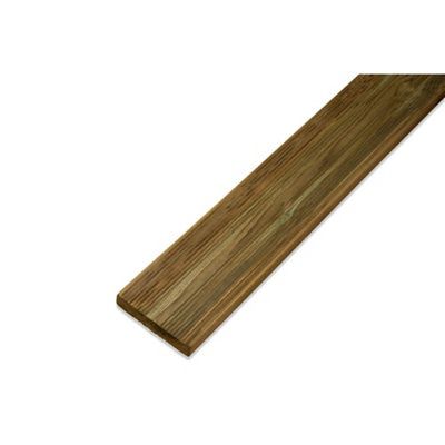 Blooma Nevou Premium Green Wood Deck Board (L)2.4M (W)144mm (T)27mm | Compare The Build