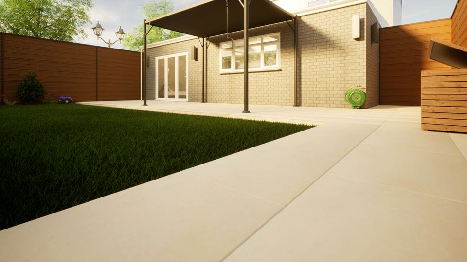 Porcelain Paving - 900mm x 600mm x 20mm Venetian Beige Price Comparisons | Compare The Build