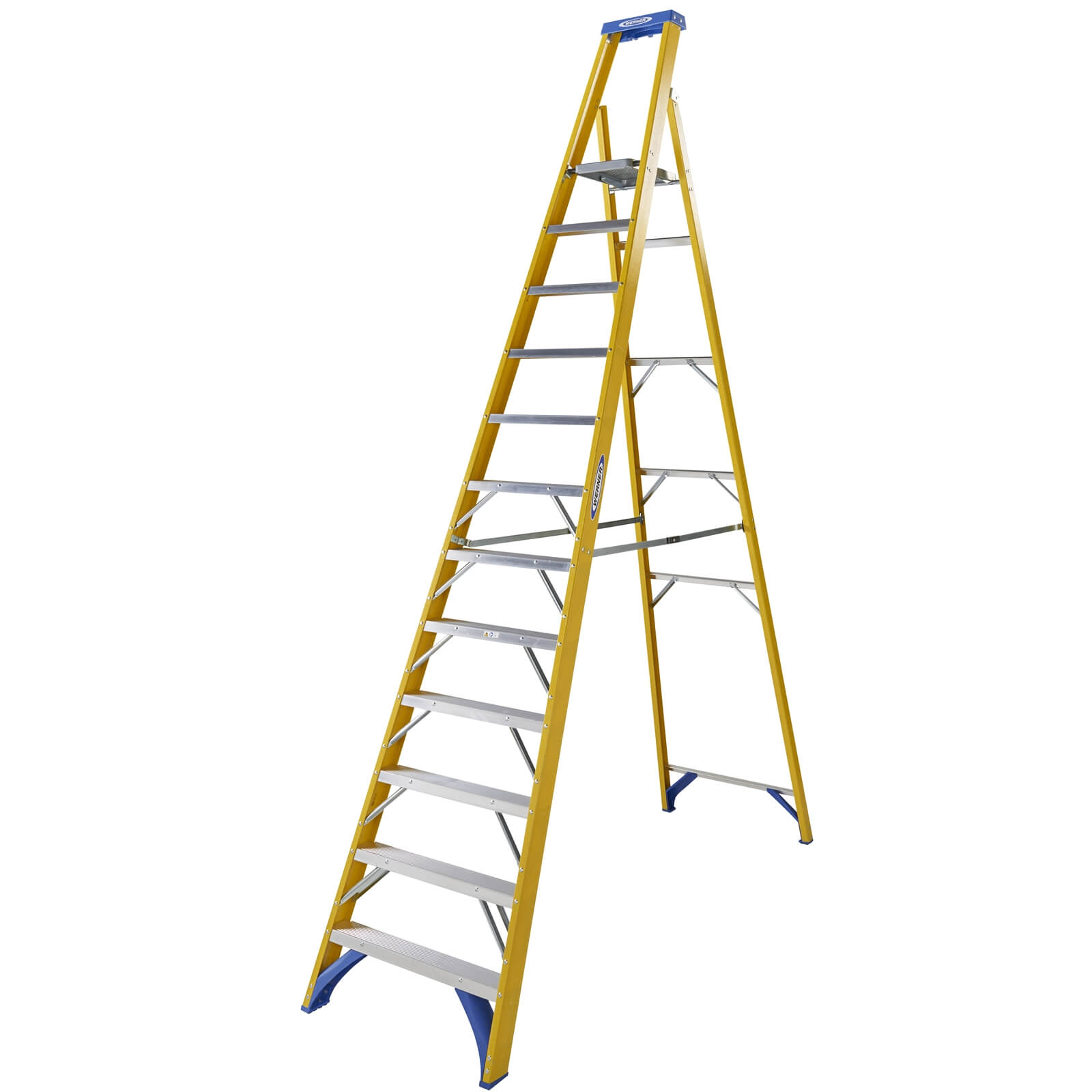 Werner Fibreglass Platform Step Ladder - 12 Tread Price Comparisons | Compare The Build