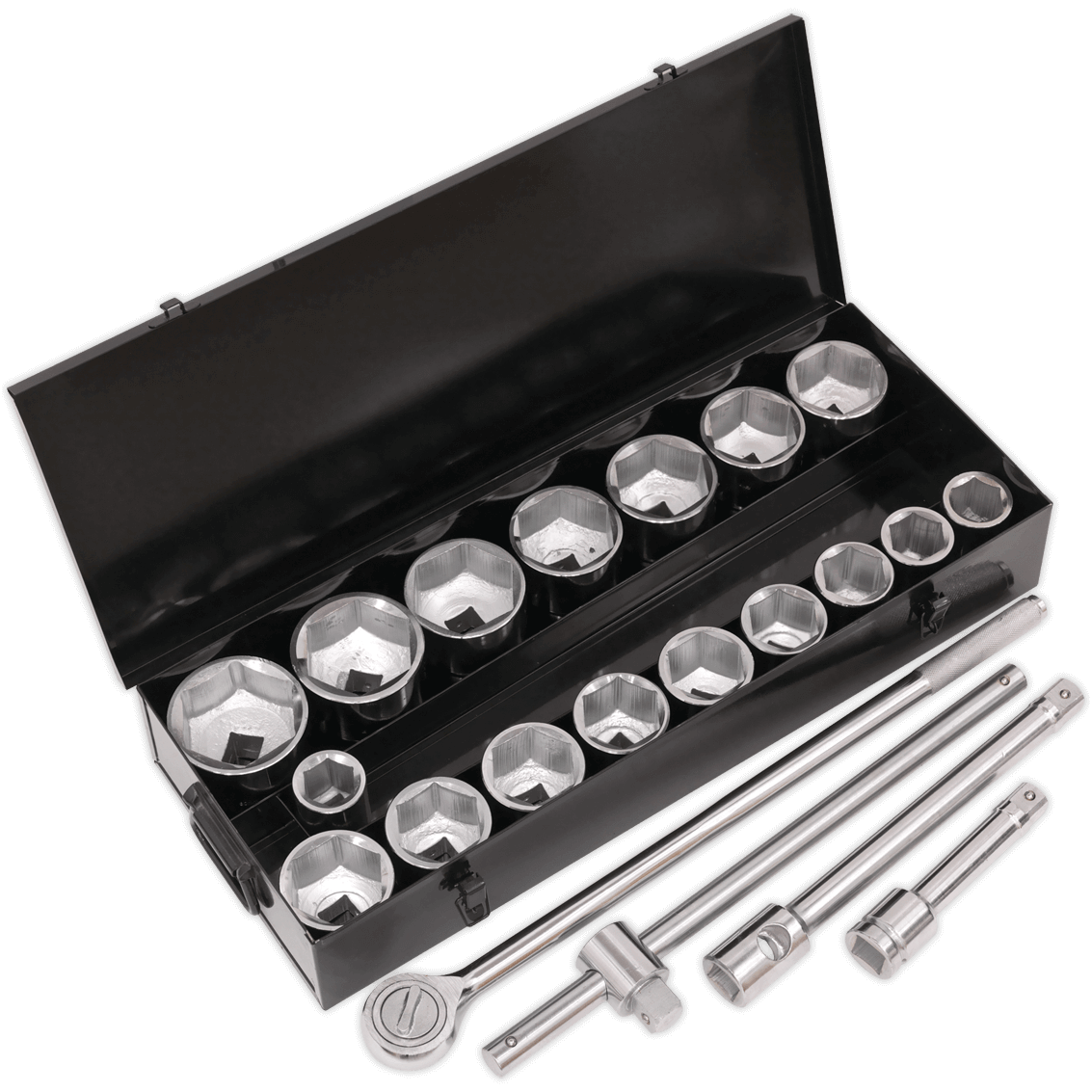 Siegen 21 Piece 1" Drive Hexagon WallDrive Socket Set Metric 1" Price Comparisons | Compare The Build