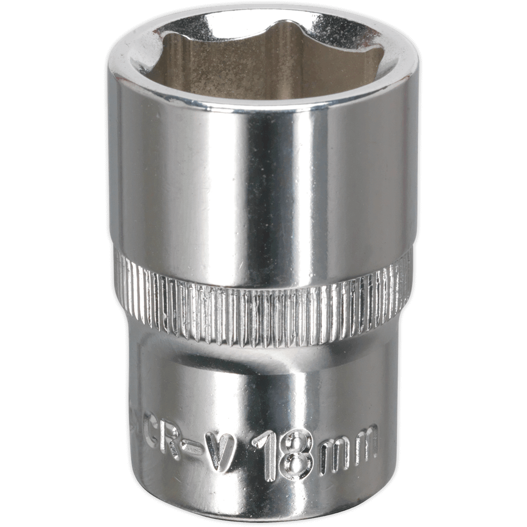 Sealey 1/2" Drive Hexagon WallDrive Socket Metric 1/2" 18mm Price Comparisons | Compare The Build