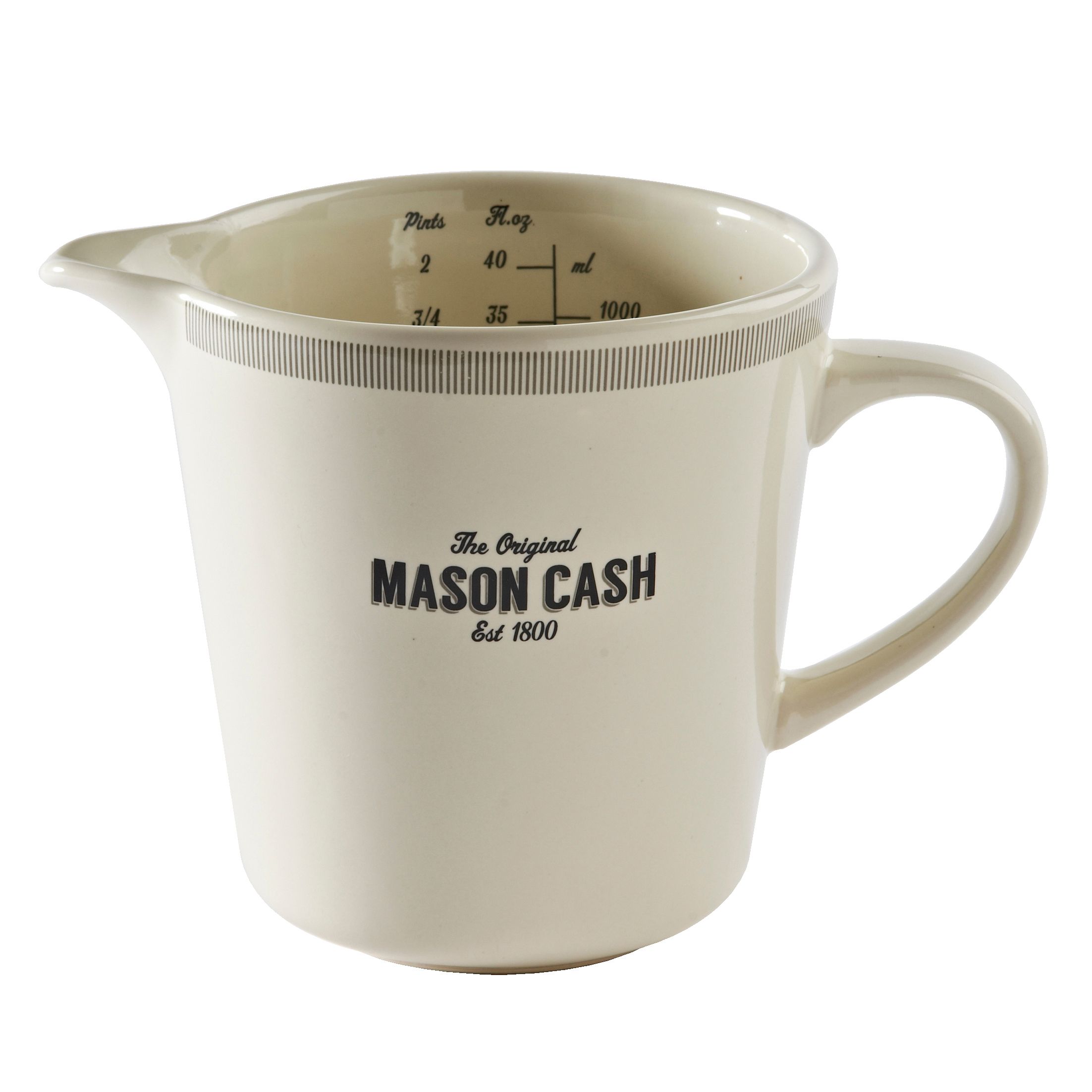 Mason Cash Baker Lane 1L Cream Stoneware Measuring Jug Price Comparisons | Compare The Build