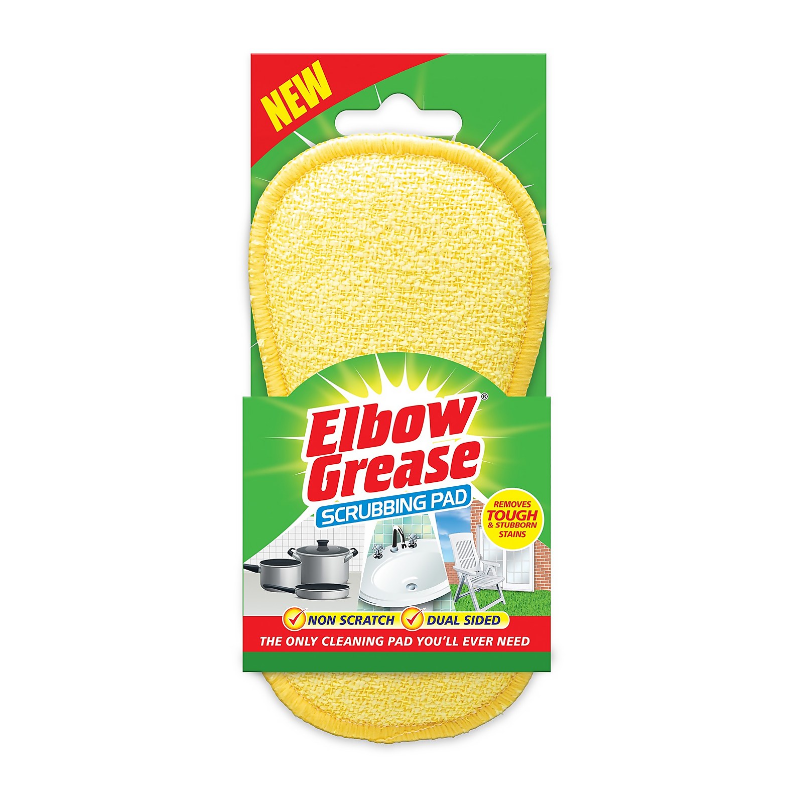 Elbow Grease Yellow Scrubbing Pad Price Comparisons | Compare The Build