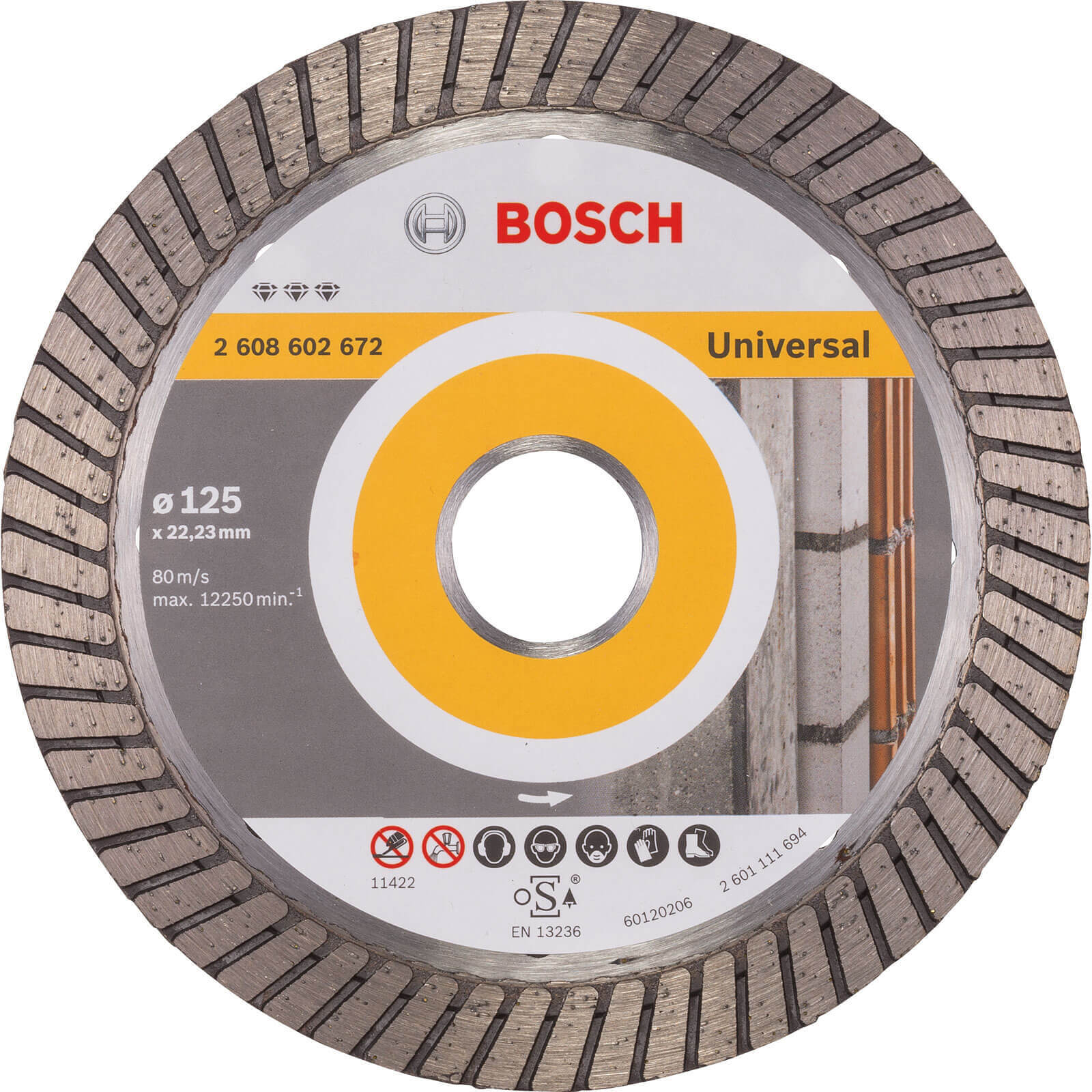 Bosch Turbo Universal Diamond Cutting Disc 125mm | Compare The Build