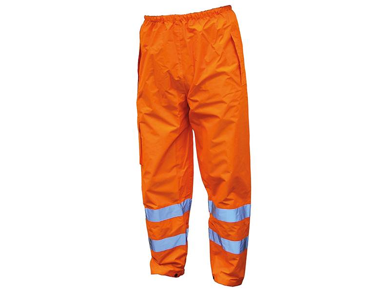 Scan SCAWWHVMTXO Hi-Vis Orange Motorway Trousers - XL (44in) Price Comparisons | Compare The Build