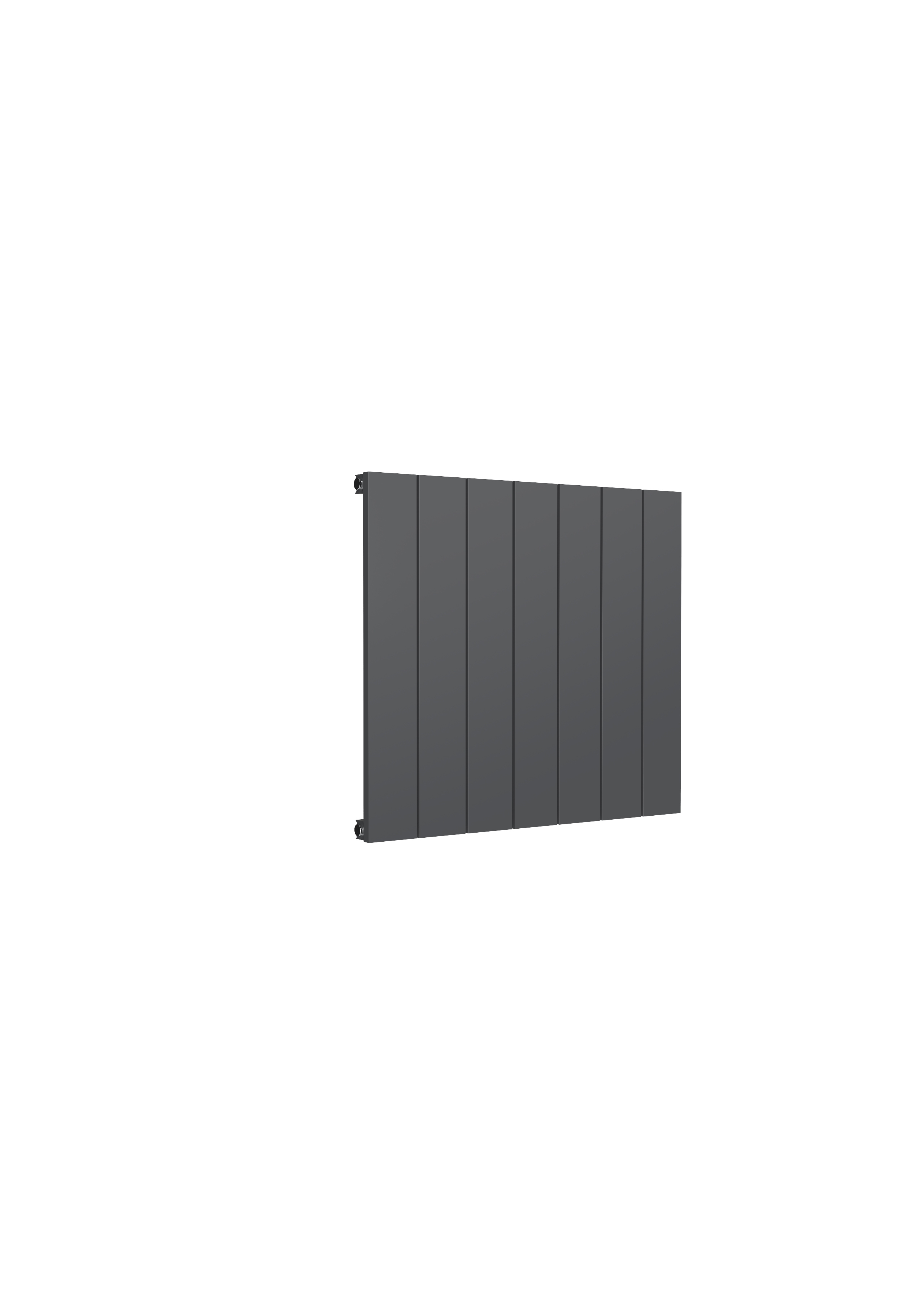 Reina Casina Horizontal Aluminium Designer Radiator, Anthracite, 600mm x 660mm Price Comparisons | Compare The Build