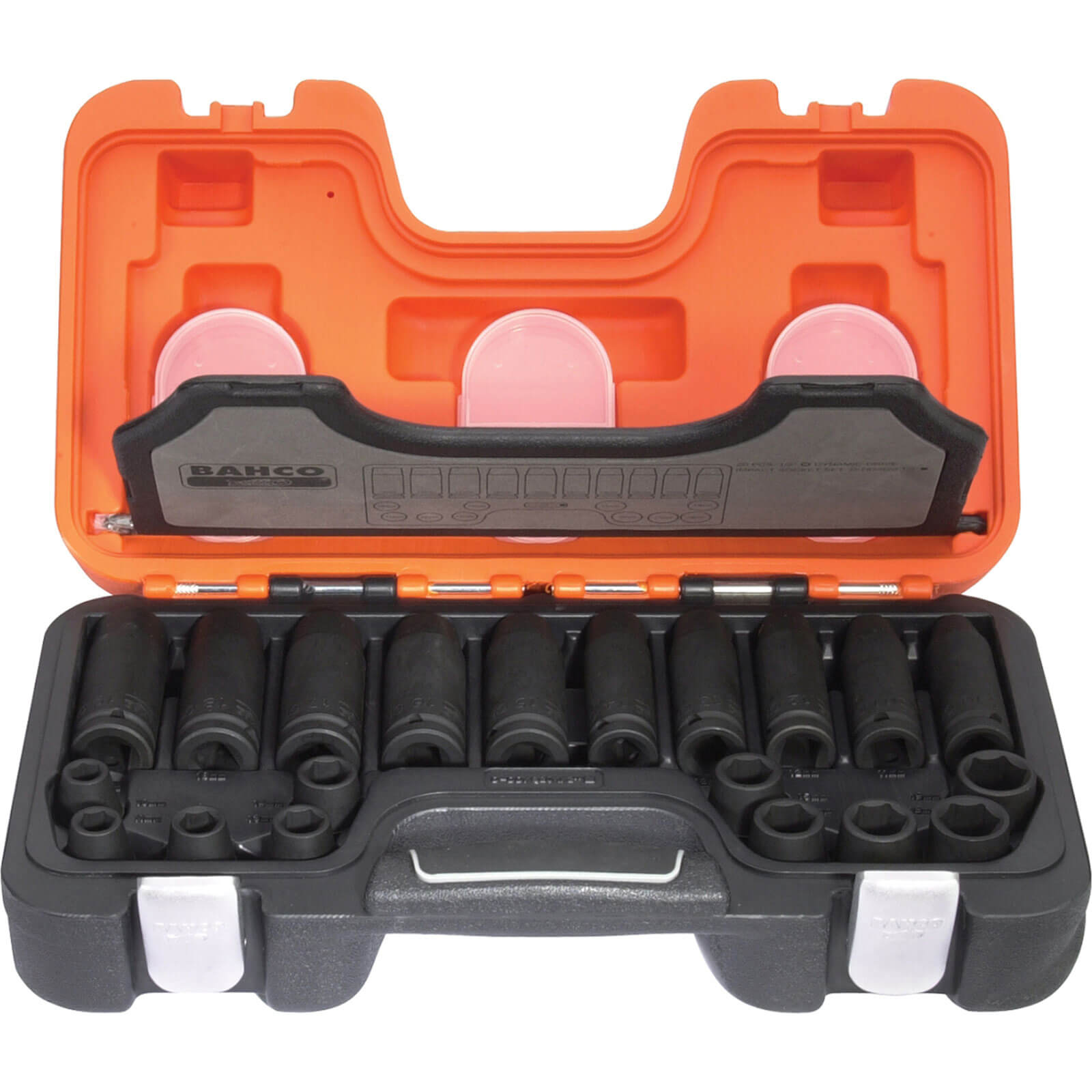 Bahco 20 Piece 1/2" Drive Deep and Standard Hex Impact Socket Set Metric 1/2" | Compare The Build