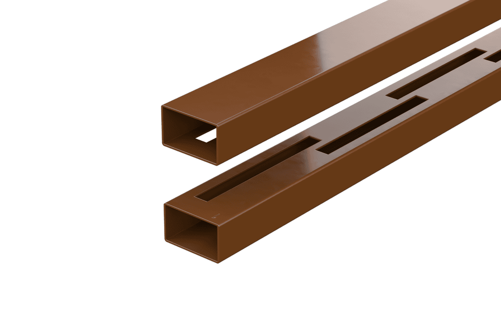 Durapost Vento Vertical Composite Fencing Rail - Up To 900mm Brown - Pack of 2 Price Comparisons | Compare The Build