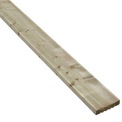 Value Green Spruce Deck Board (L)2.4M (W)120mm (T)25mm Price Comparisons | Compare The Build