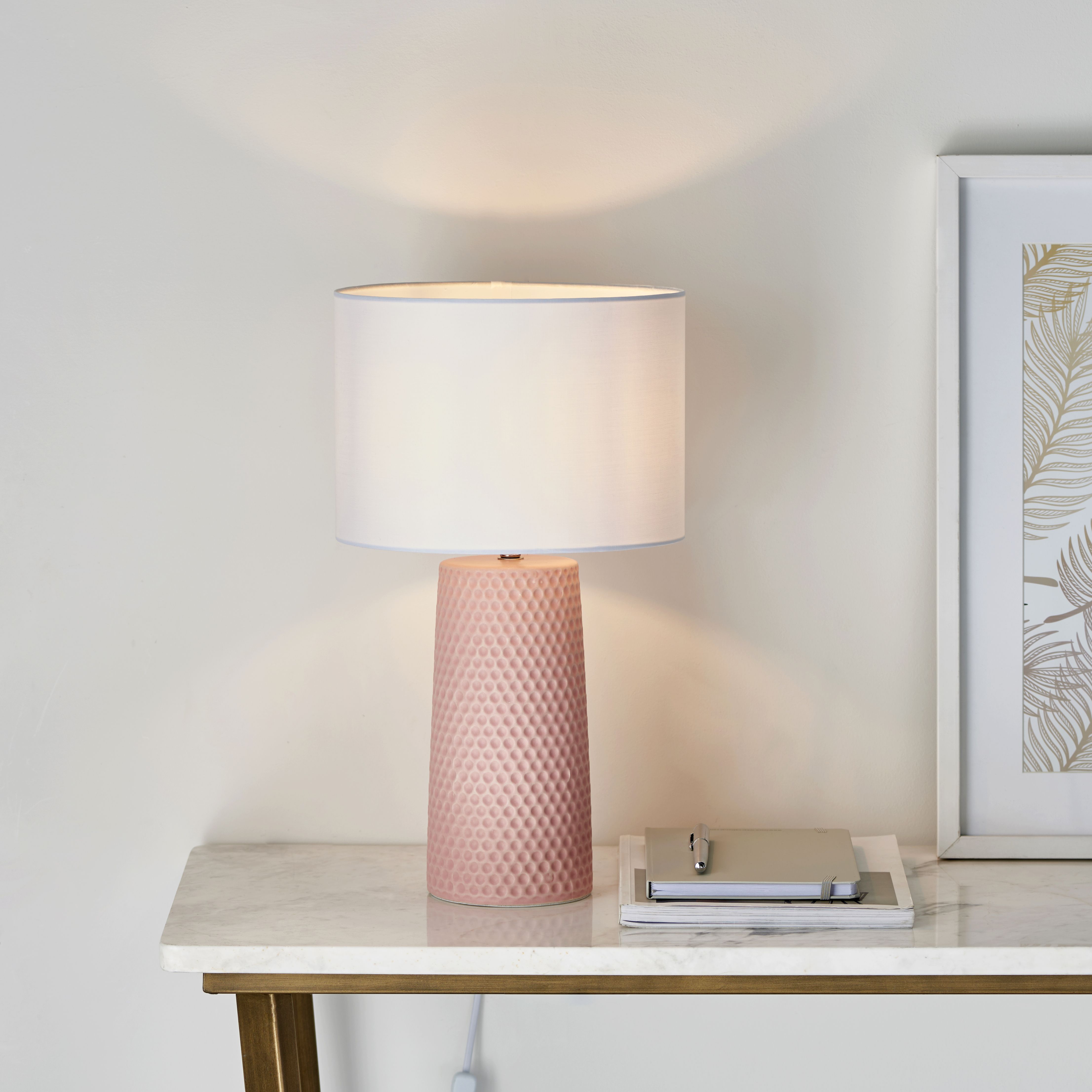 Harbour Studio Pinhole Honeycomb Matt Pink Table Light Price Comparisons | Compare The Build