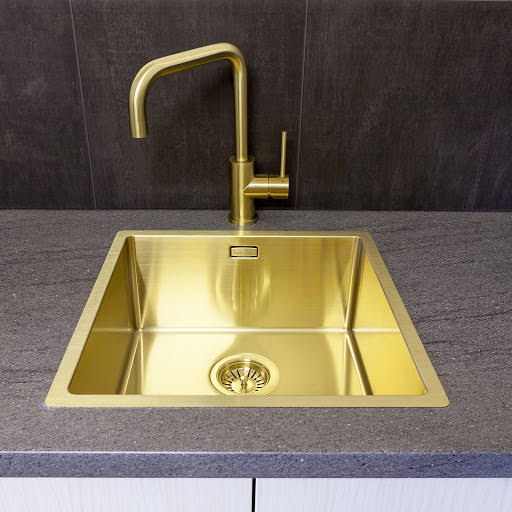 Reginox Miami 1 Bowl Stainless Steel Gold Kitchen Sink with Waste Included Price Comparisons | Compare The Build