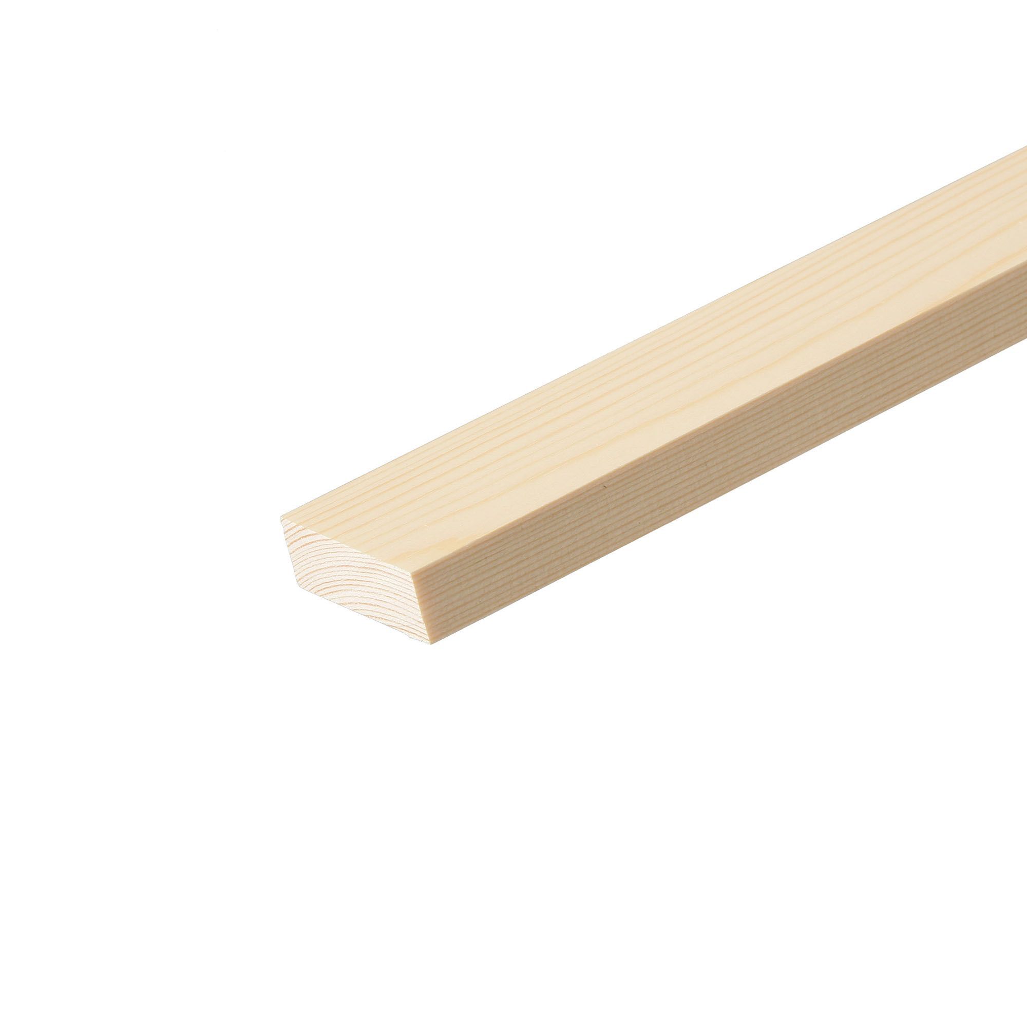 Cheshire Mouldings Smooth Square edge Pine Stripwood (L)0.9m (W)46mm (T)15mm Price Comparisons | Compare The Build