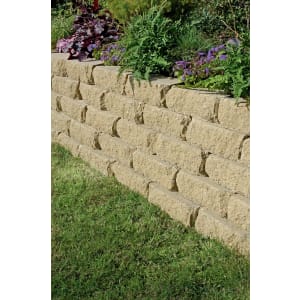 Marshalls Croft Textured Walling - Buff 300 x 170 x 100mm Pack of 90 Price Comparisons | Compare The Build