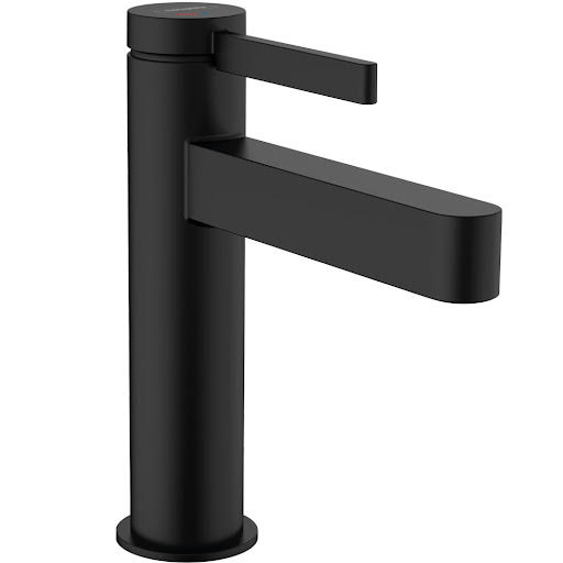 hansgrohe Finoris CoolStart EcoSmart Basin Mixer Tap 110 - Matt Black Price Comparisons | Compare The Build